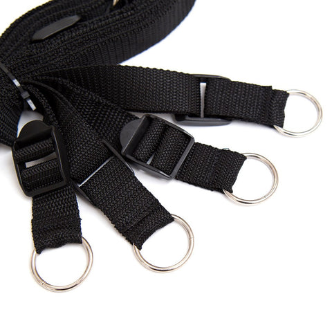 BDStyle Under the Bed Restraint Kit with Quick Ship Cock Ring - Cuffs and Restraints