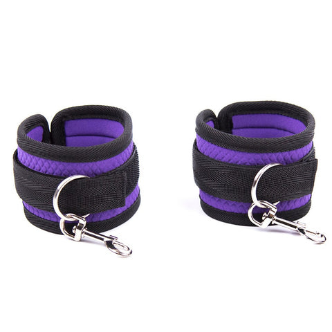 BDStyle Under the Bed Restraint Kit with Quick Ship Cock Ring - Cuffs and Restraints