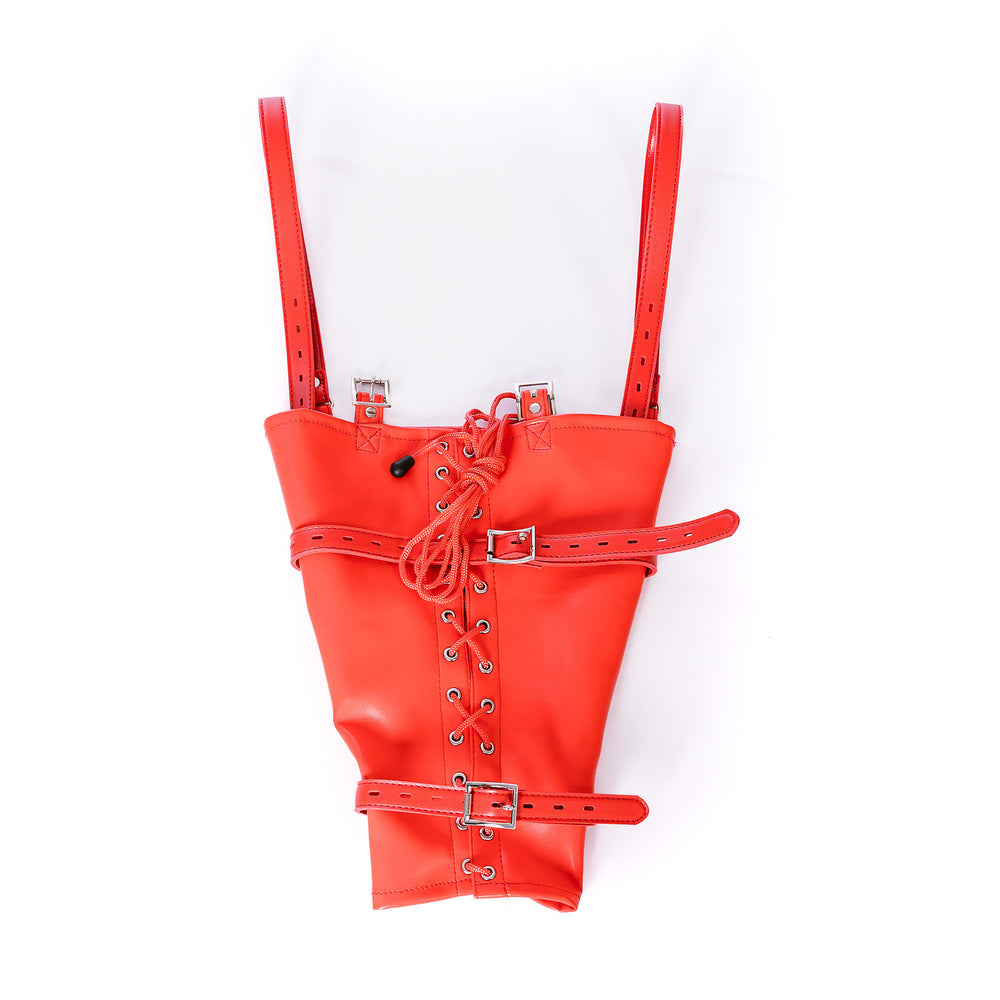 BDStyle Female Half Armbinder BDSM Restraint for Kinky Play - Red - Her Fetish