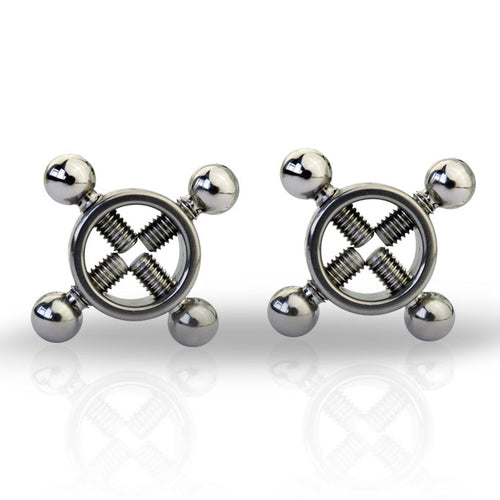BDStyle Rings of Fire Nipple Press Kit Medical Grade Steel Pressure Play - Breast and Nipple Toys