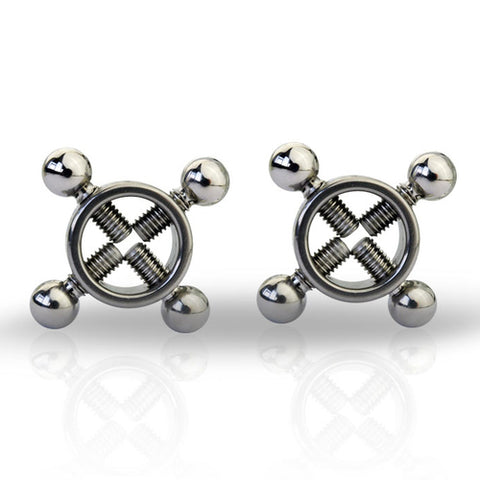 BDStyle Rings of Fire Nipple Press Kit Medical Grade Steel Pressure Play - Breast and Nipple Toys