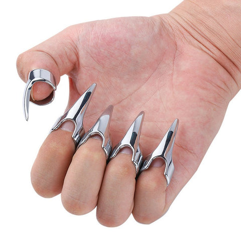 BDStyle Finger Claw Finger Ring for Enhanced Clitoral Stimulation - Steel Sex Toys