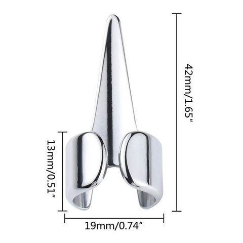 BDStyle Finger Claw Finger Ring for Enhanced Clitoral Stimulation - Steel Sex Toys