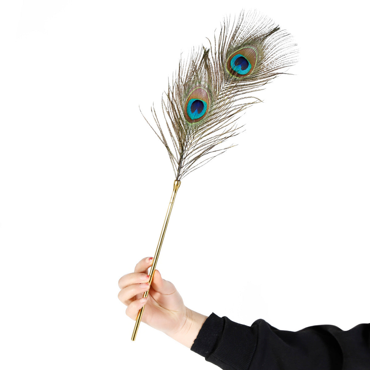 BDStyle BDSM Play Peacock Feather Tickler - - Ticklers