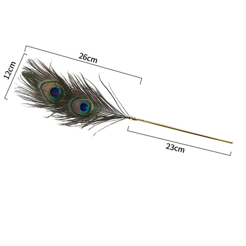 BDStyle BDSM Peacock Feather Tickler Sensory Toy - Ticklers