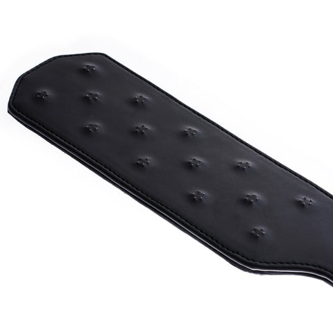 BDStyle Plum Imprint Faux Leather Spanking Paddle - Whips And Crops