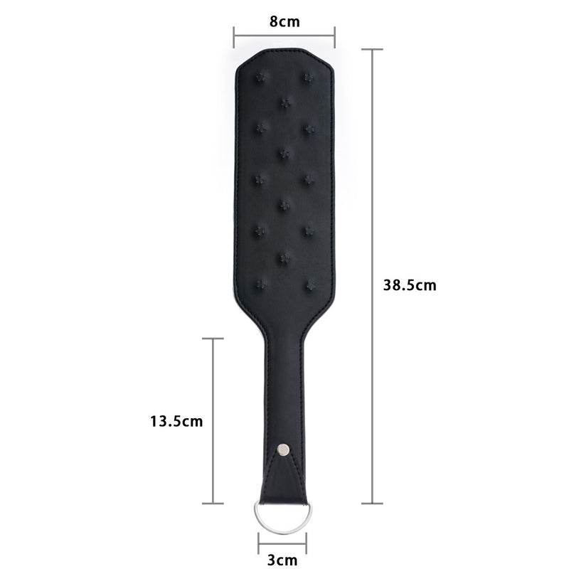 BDStyle Plum Imprint Faux Leather Spanking Paddle - Whips And Crops
