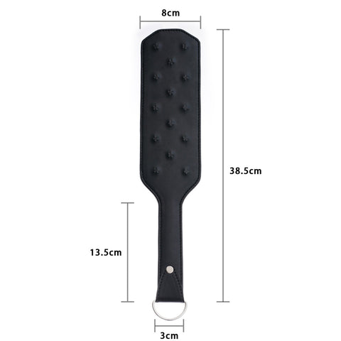 BDStyle Plum Imprint Faux Leather Spanking Paddle - Whips And Crops