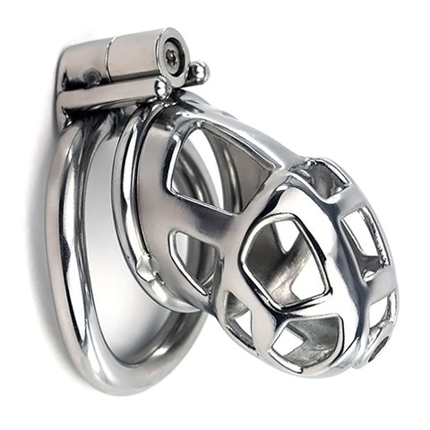 BDStyle Hex Screw Metal Cobra Chastity Device - Male Chastity