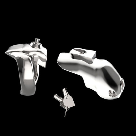 BDStyle Super Max Male Chastity Device Steel Construction Security - Male Chastity