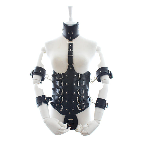 BDStyle Ultimate Lockdown Leather Cincher - Cuffs And Restraints