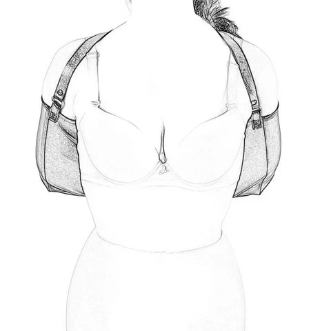 BDStyle Locking Armbinder Back Bag Bondage Sheath - Her Fetish
