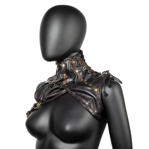 BDStyle Gothic Shrug Rustic Shoulder Choker Cape - Cuffs And Restraints