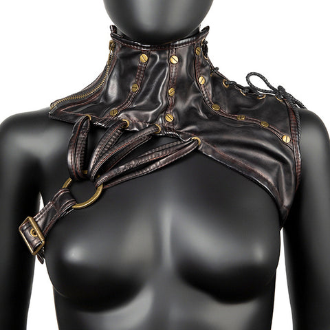BDStyle Gothic Shrug Rustic Shoulder Choker Cape - Cuffs And Restraints