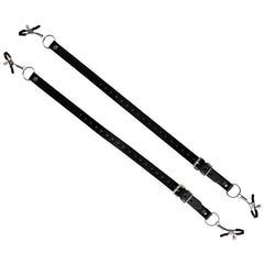 BDStyle Faux Leather Labia Clamp Belt - - Pussy And Clit Toys