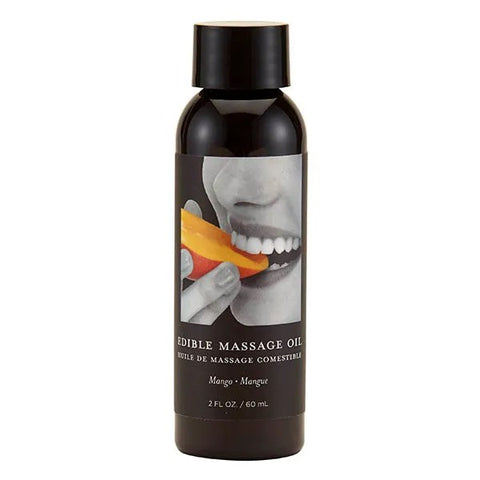 Earthly Body Edible Massage Oil 59ml Natural Vegan Intimate Enhancement - Sex Pheromones and Perfumes