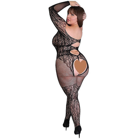 Captivate Spanking Bodystocking Plus 2 by Love Honey - Body Stockings