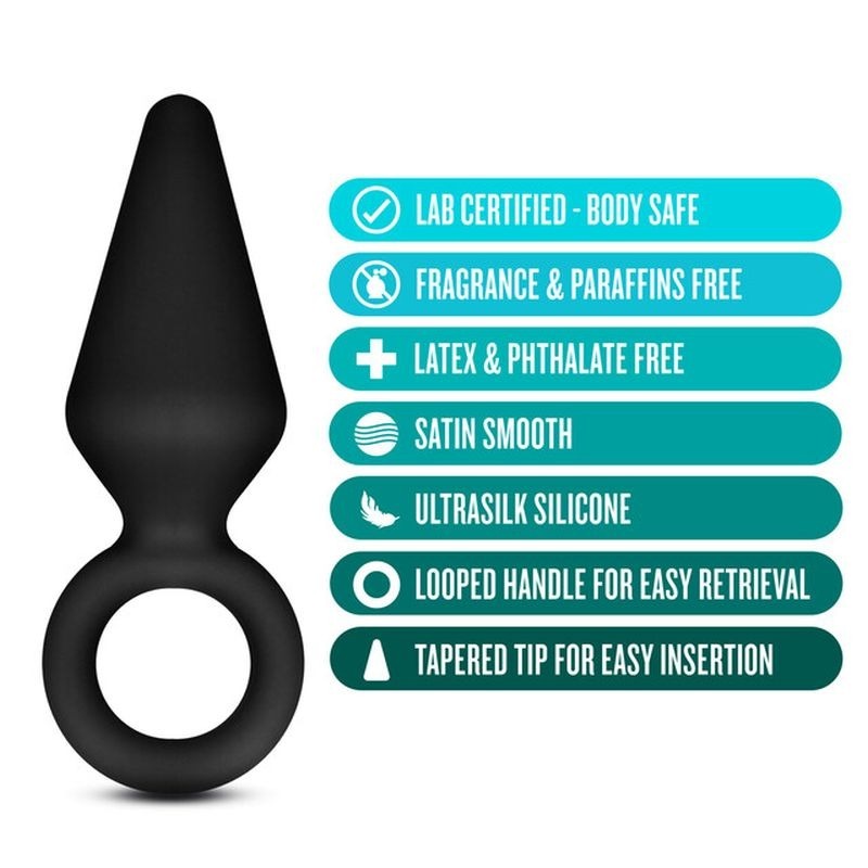 Anal Adventures Platinum Loop Plug by Blush Novelties - Butt Plugs