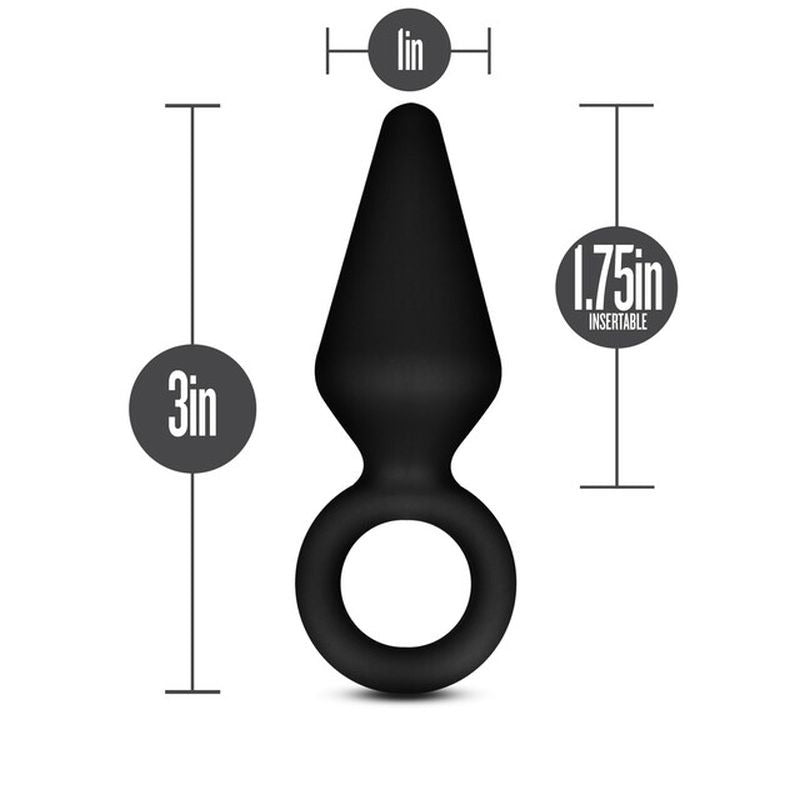 Anal Adventures Platinum Loop Plug by Blush Novelties - Butt Plugs