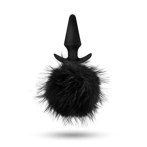 Anal Adventures Platinum Rabbit Tail Plug by Blush Novelties - Butt Plugs