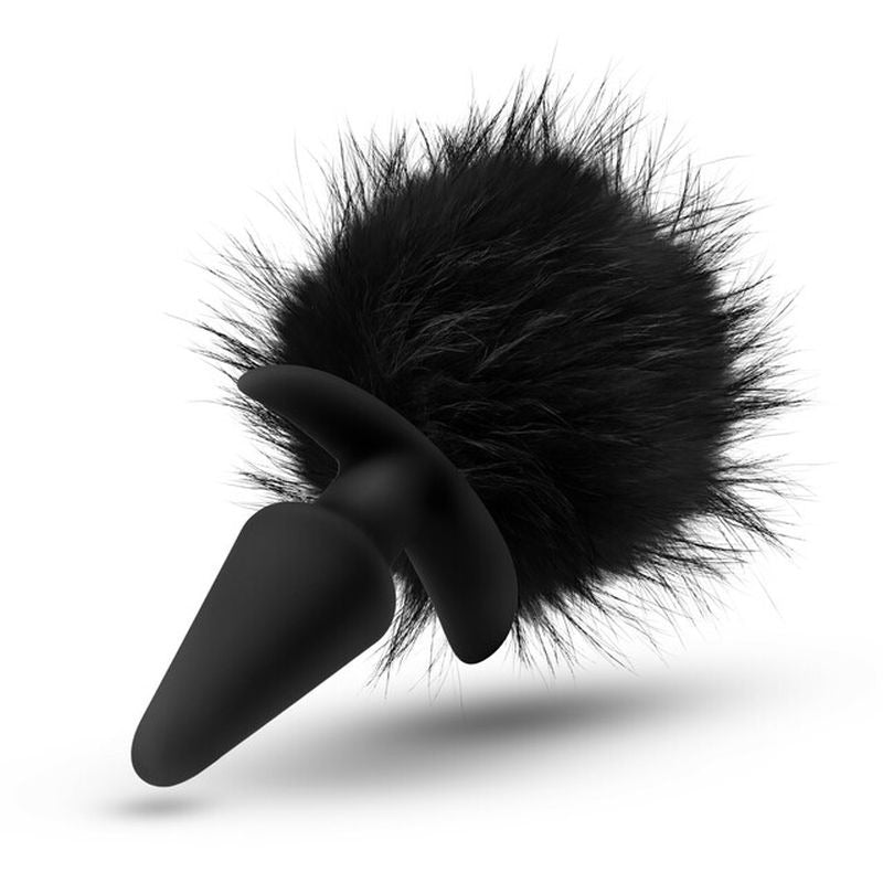 Anal Adventures Platinum Rabbit Tail Plug by Blush Novelties - Butt Plugs
