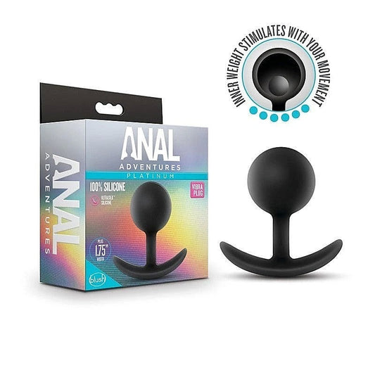 Anal Adventures Platinum Vibra Plug Butt Plug - Butt Plugs