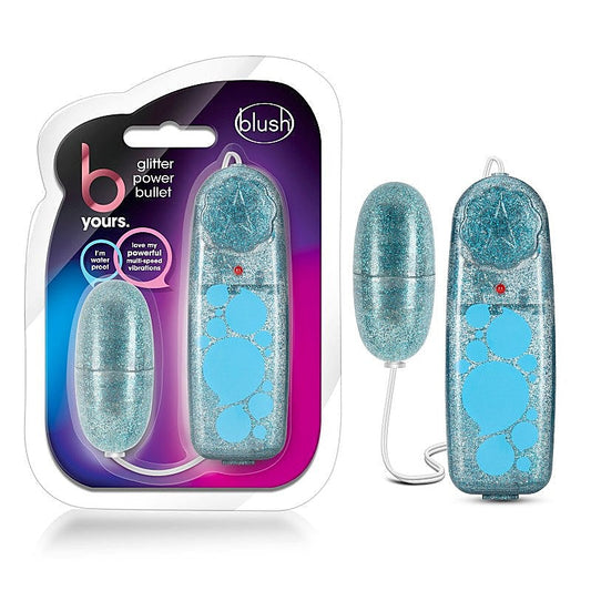 B Yours Glitter Power Bullet by Blush Novelties - Bullet Vibrators