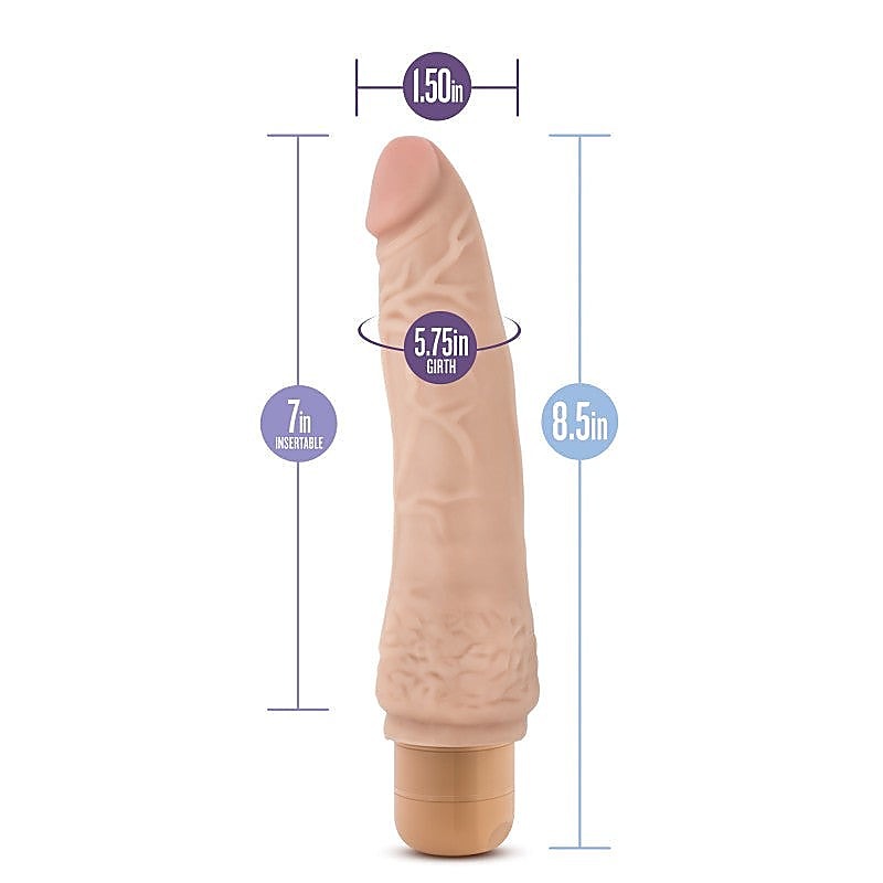 Premium Dr. Skin Vibe 7 by Blush Novelties - Vibrating Dildos