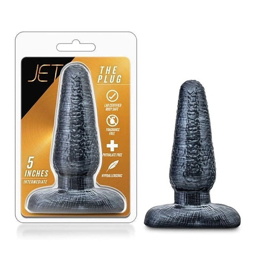 Jet The Plug Carbon Metallic by Blush Novelties - Butt Plugs