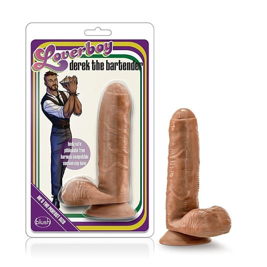Loverboy Derek The Bartender by Blush Novelties - Realistic Dildos