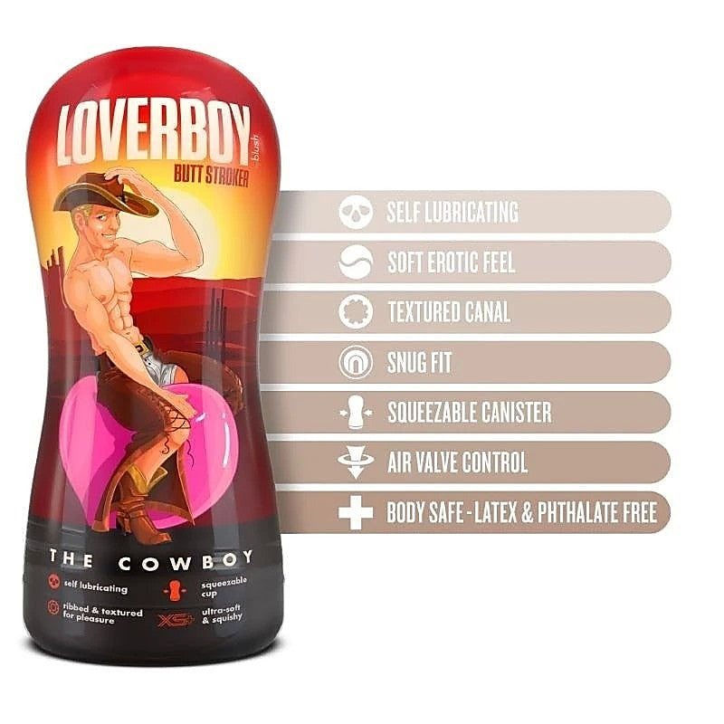 Loverboy The Cowboy by Blush Novelties - Masturbators and Strokers