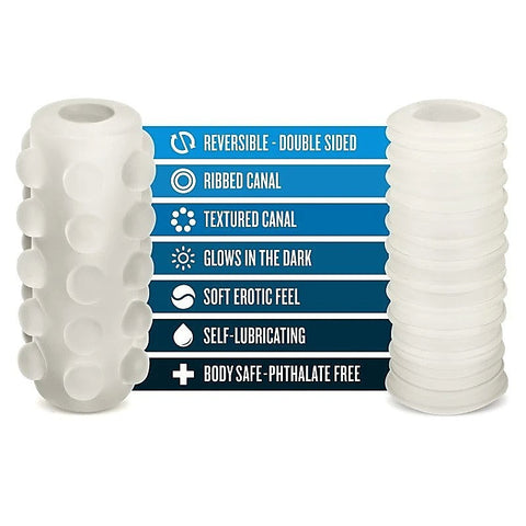 M For Men Reversible Orb Stroker by Blush Novelties - Masturbators and Strokers