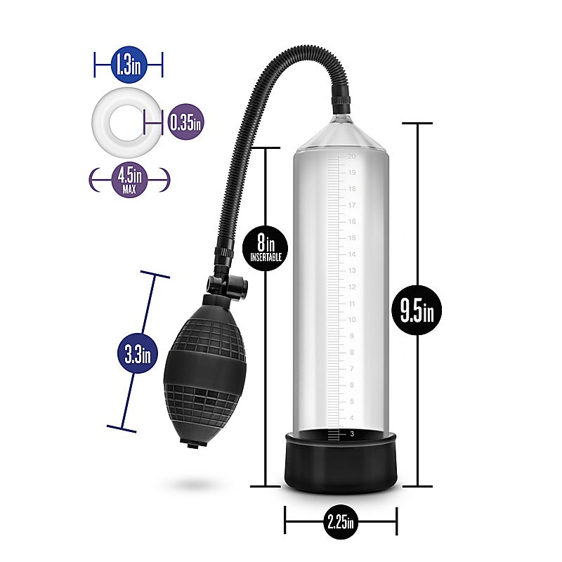 Performance Vx101 Enhancement Pump by Blush Novelties - Vibrating Dildos