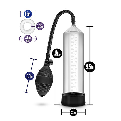 Performance Vx101 Enhancement Pump by Blush Novelties - Vibrating Dildos