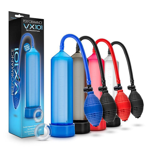 Performance Vx101 Enhancement Pump by Blush Novelties - Vibrating Dildos