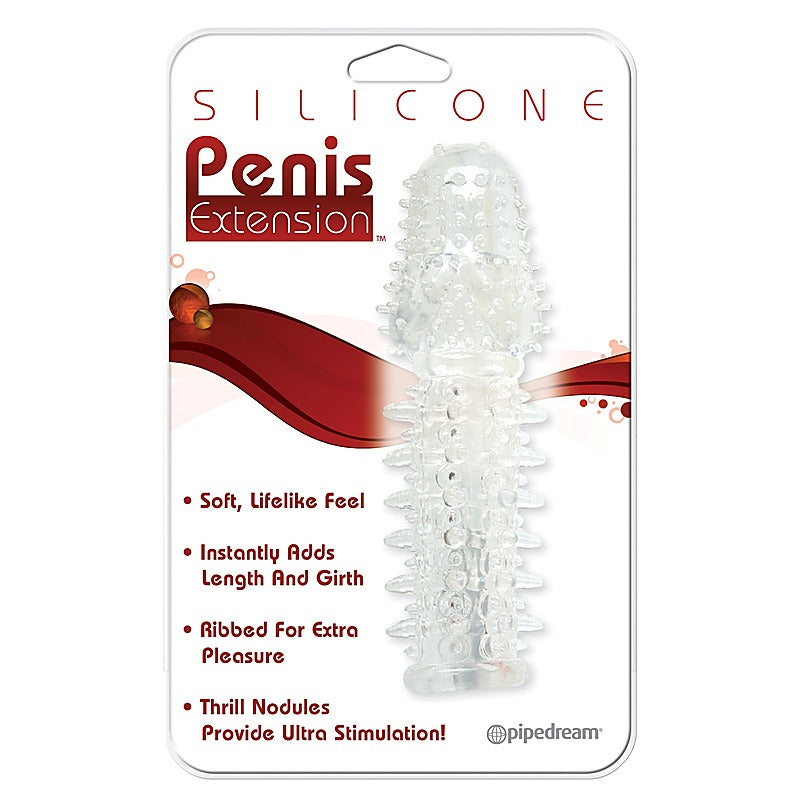 Mens Silicone Penis Extension Clear by Pipedream Products - Pumps, Extenders and Sleeves