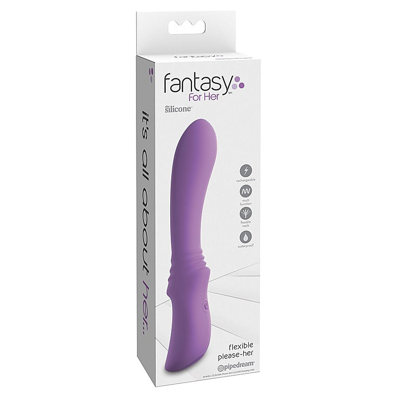 Pipedream Products Fantasy For Her Flexible Please Her G Spot Vibrator - G-Spot Vibrators