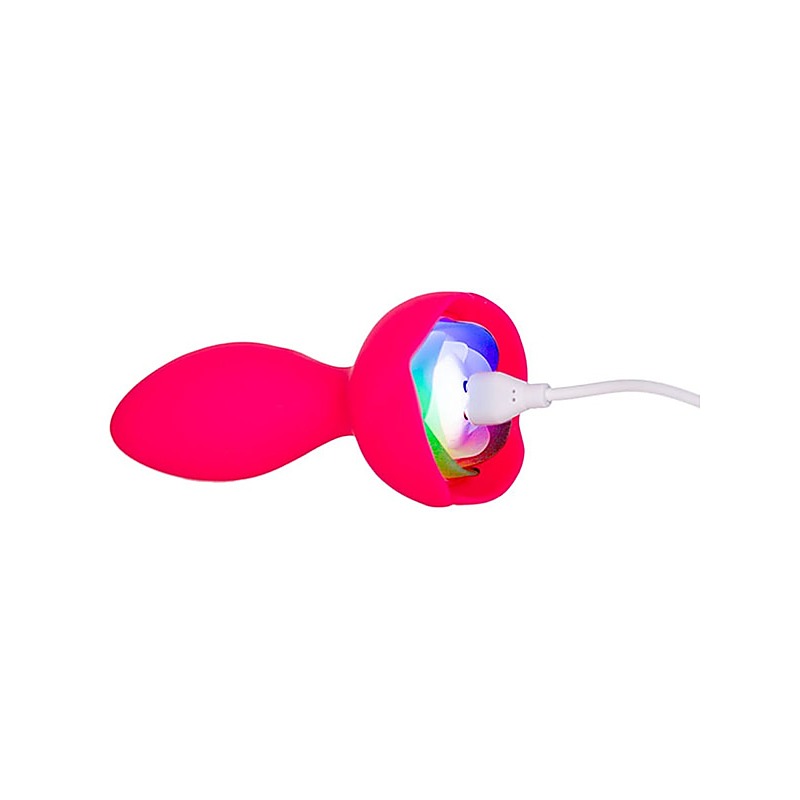 M-Lady Light Up Rotating Anal Plug by BMS Factory - Butt Plugs