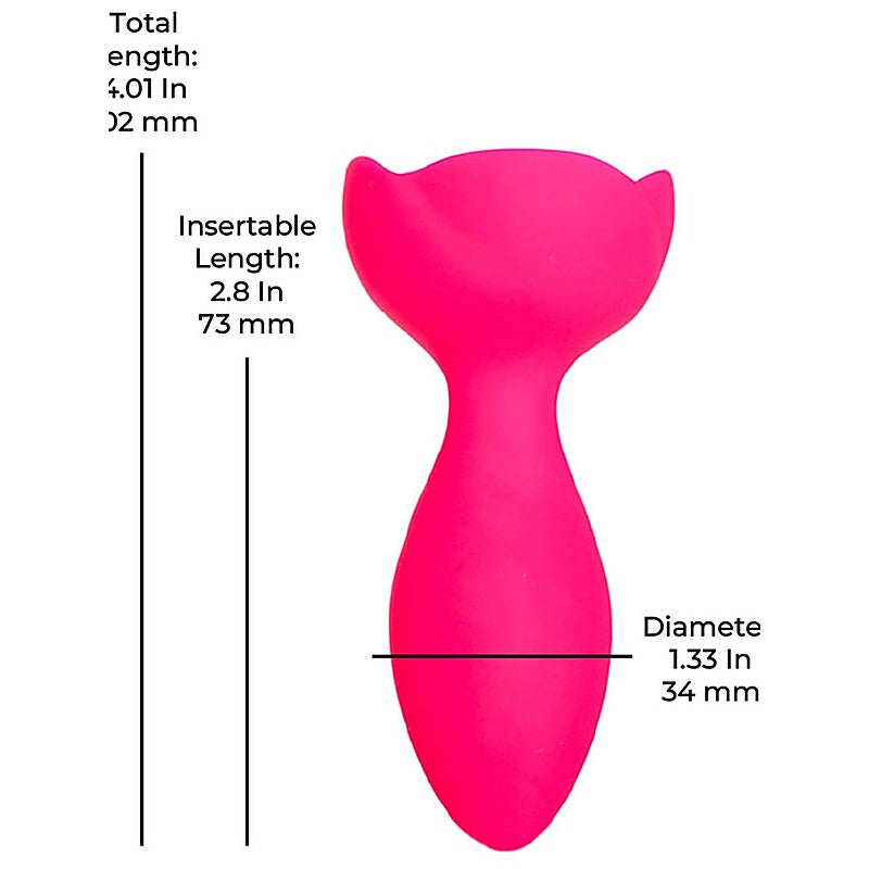 M-Lady Light Up Rotating Anal Plug by BMS Factory - Butt Plugs