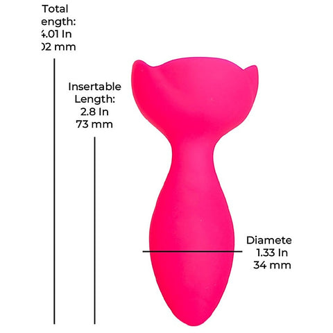 M-Lady Light Up Rotating Anal Plug by BMS Factory - Butt Plugs