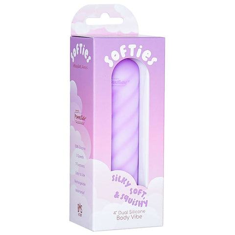BMS Factory Softies Dual Layer Silicone Bullet Vibrator - Bullet Vibrators