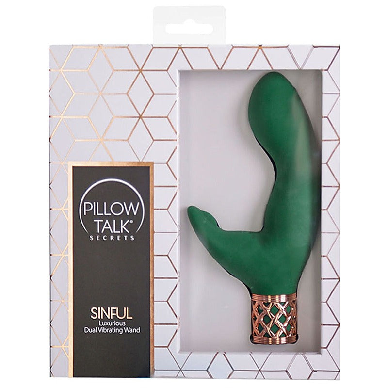 Pillow Talk Secrets Sinful G Spot Vibrator by BMS Factory - G-Spot Vibrators