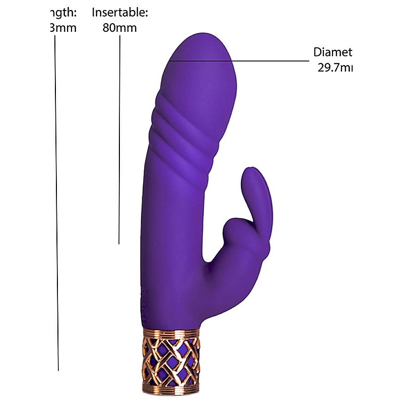 Pillow Talk Secrets Sensual Rabbit Vibrator by BMS Factory - Rabbit Vibrators