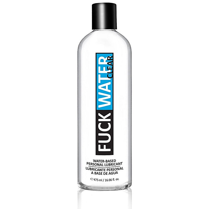 FuckWater Clear Water Based Personal Lubricant 475ml - Water Based Lubes