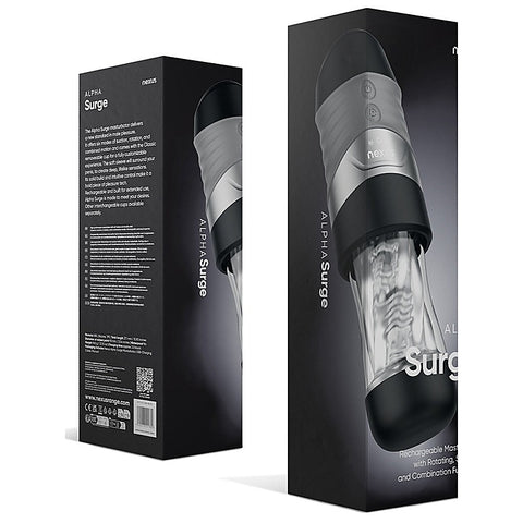 Nexus Alpha Surge Male Masturbator by Nexus Sex Toys - Masturbators and Strokers
