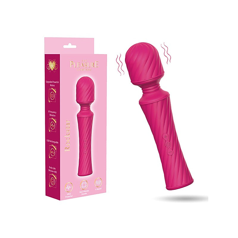 Full Circle Rockstar 8 Functions Body Wand Massager - Body Wands