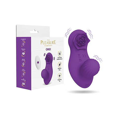 Full Circle OMG ! Rechargeable Remote Control Clit Vibe - Clit Ticklers and Pulsators
