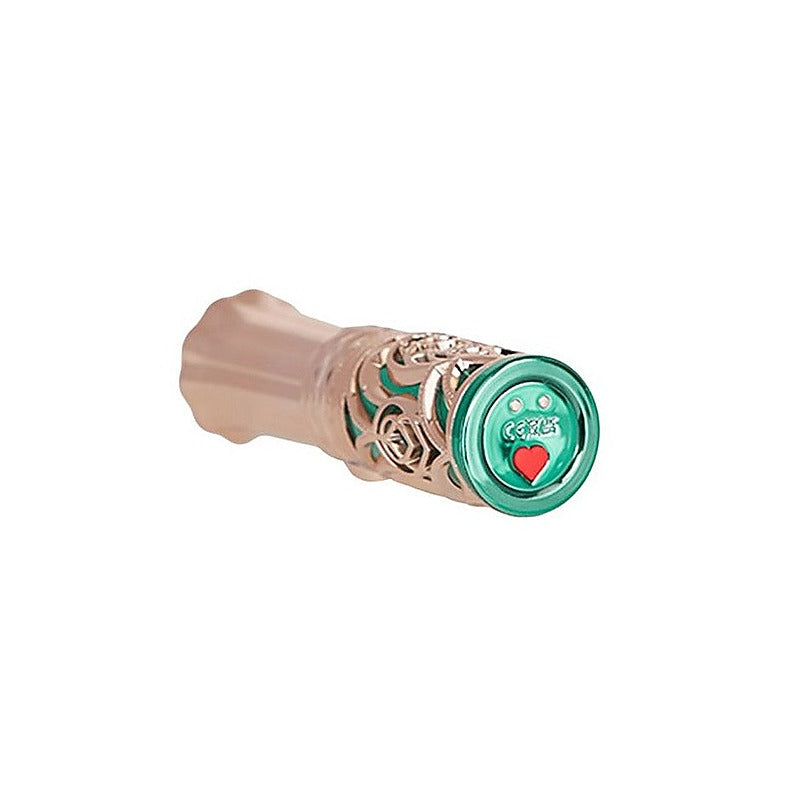Emerald Kiss 4 In 1 Lipstick Vibrator by BMS Factory - Bullet Vibrators