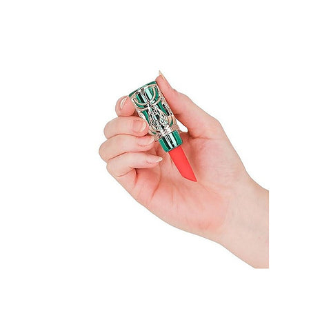 Emerald Kiss 4 In 1 Lipstick Vibrator by BMS Factory - Bullet Vibrators