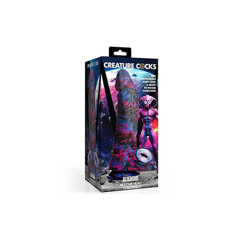 Alienoid Realistic Fantasy Silicone Dildo by XR Brands - Realistic Dildos